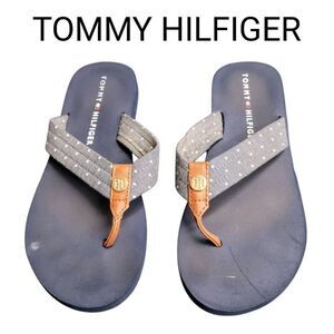 Tommy Hilfiger Blue Flip Flop Sandals